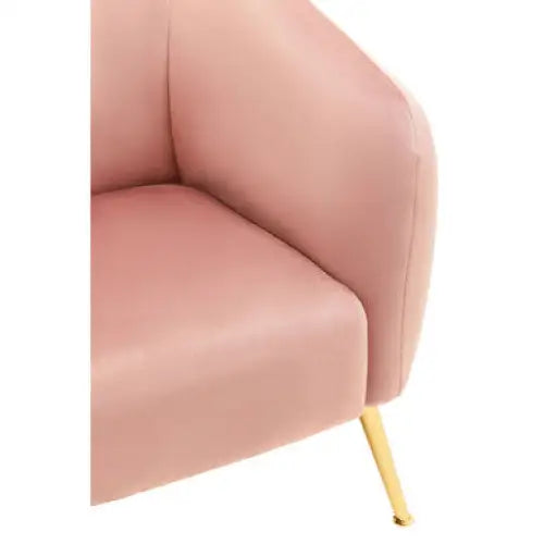 Yasmeen Pink Velvet Armchair - Arm Chair