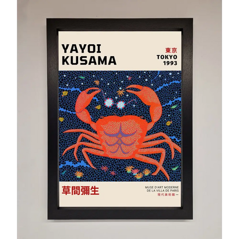 Yayoi Kusama Tokyo 1993 Framed Print - A3 (29.7 x 42 cm) / Black - Framed Print
