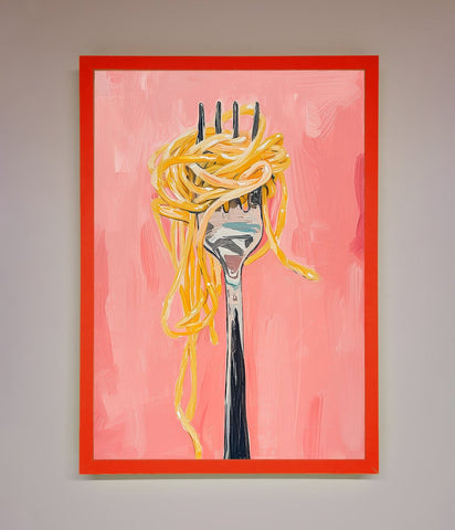 Yes To Spaghetti Framed Print