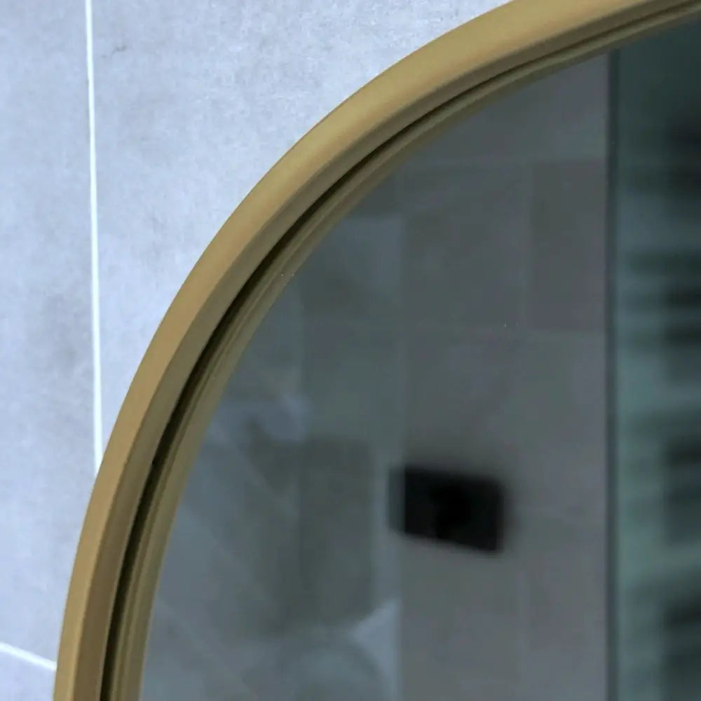 Yoko - Gold Metal Gentle Arch Mirror - 150cm x 60cm - Mirror