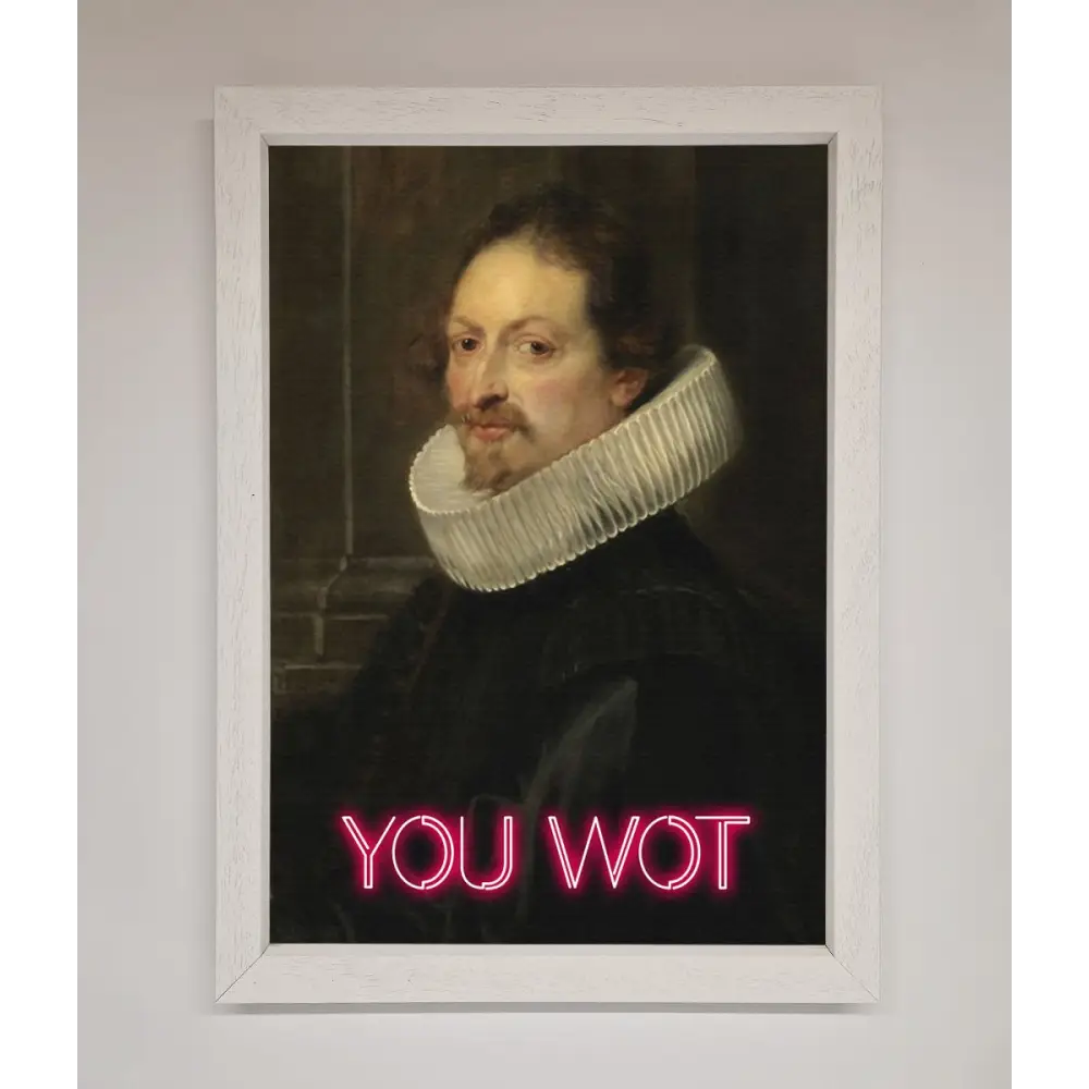 You Wot Renaissance Framed Poster - A3 (29.7 x 42 cm) / White - Framed Print
