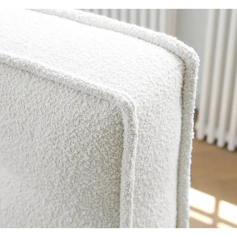 Yuki King Size Bed Super King Size No Storage White - Bed frame