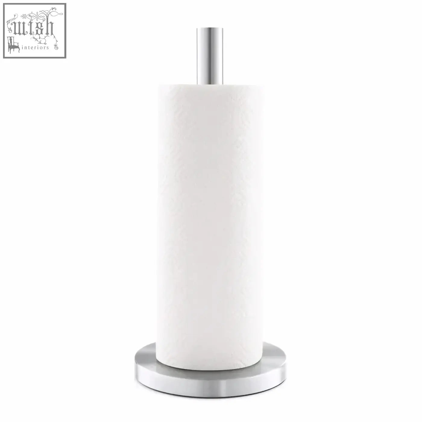 Zack cuna premium stainless steel kitchen roll holder with sleek minimalist design and white kitchen roll