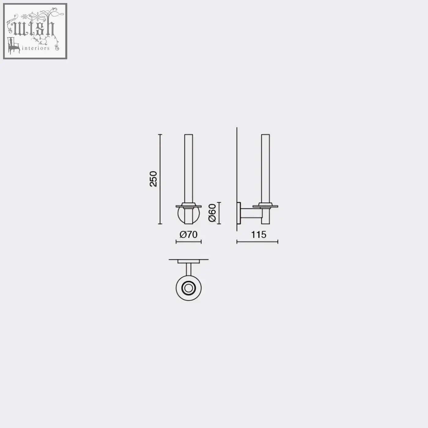 Zack Scala polished stainless steel spare toilet roll holder with minimalist metallic spotlight design for bathroom use