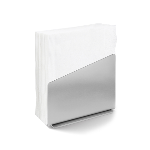 Zack Acio Brushed Stainless Steel Napkin Holder - Premium German Design
