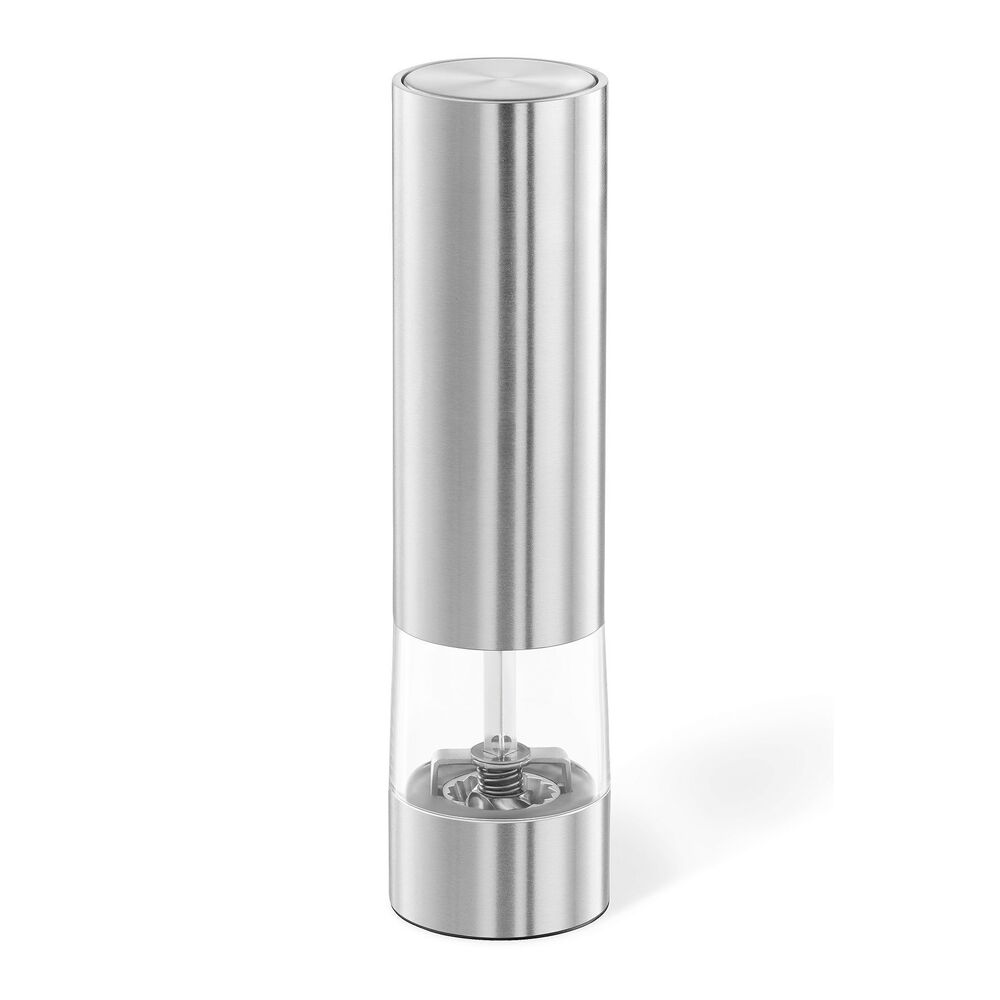 Zack Monino Premium Brushed Stainless Steel Electric Pepper Grinder - Award-Winning German Design