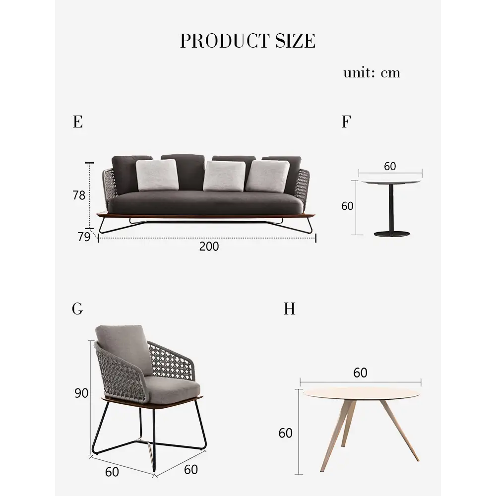 Zarina Outdoor Sofa Set GardenArmchair