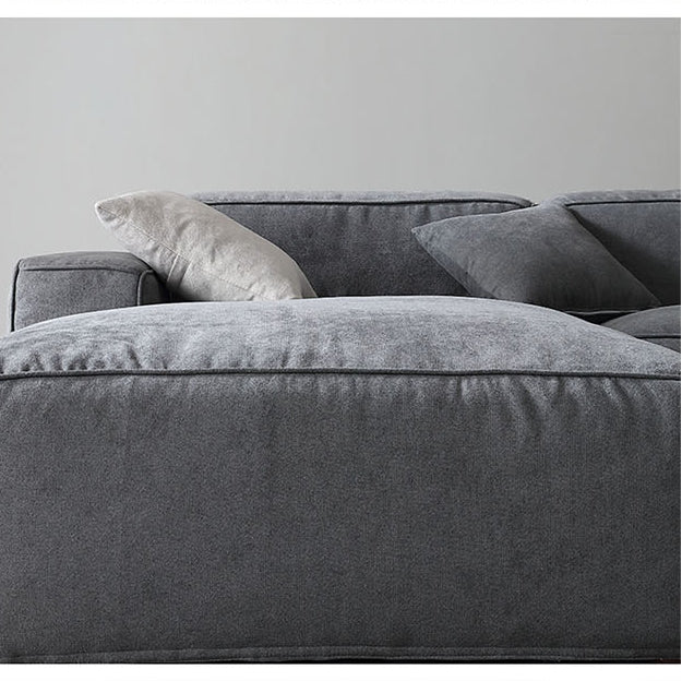 Zavia Three Seater Corner Sofa, Linen