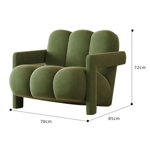 Zenith Armchair, Green｜ DC Concept