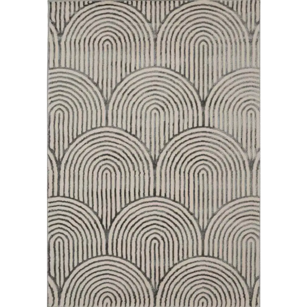 Zeo Deco Rug – Soft 3D Texture in Beige & Blue - 120X170 cm / Deco Natural - Rugs
