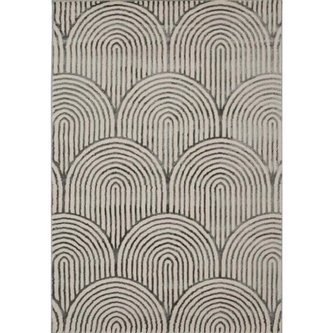Zeo Deco Rug – Soft 3D Texture in Beige & Blue - 120X170 cm / Deco Natural - Rugs
