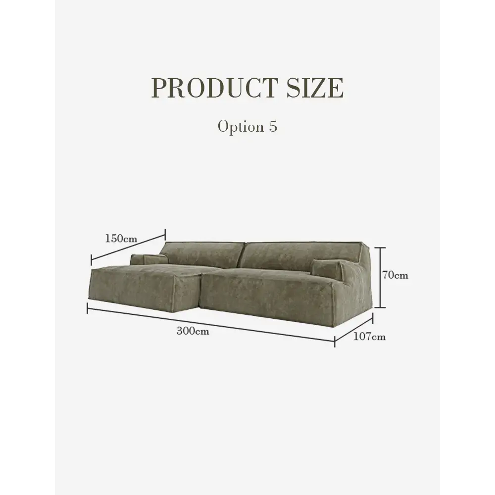 Zephyrine Bean Bag Modular Sofa Two Seater Sofa - sofa