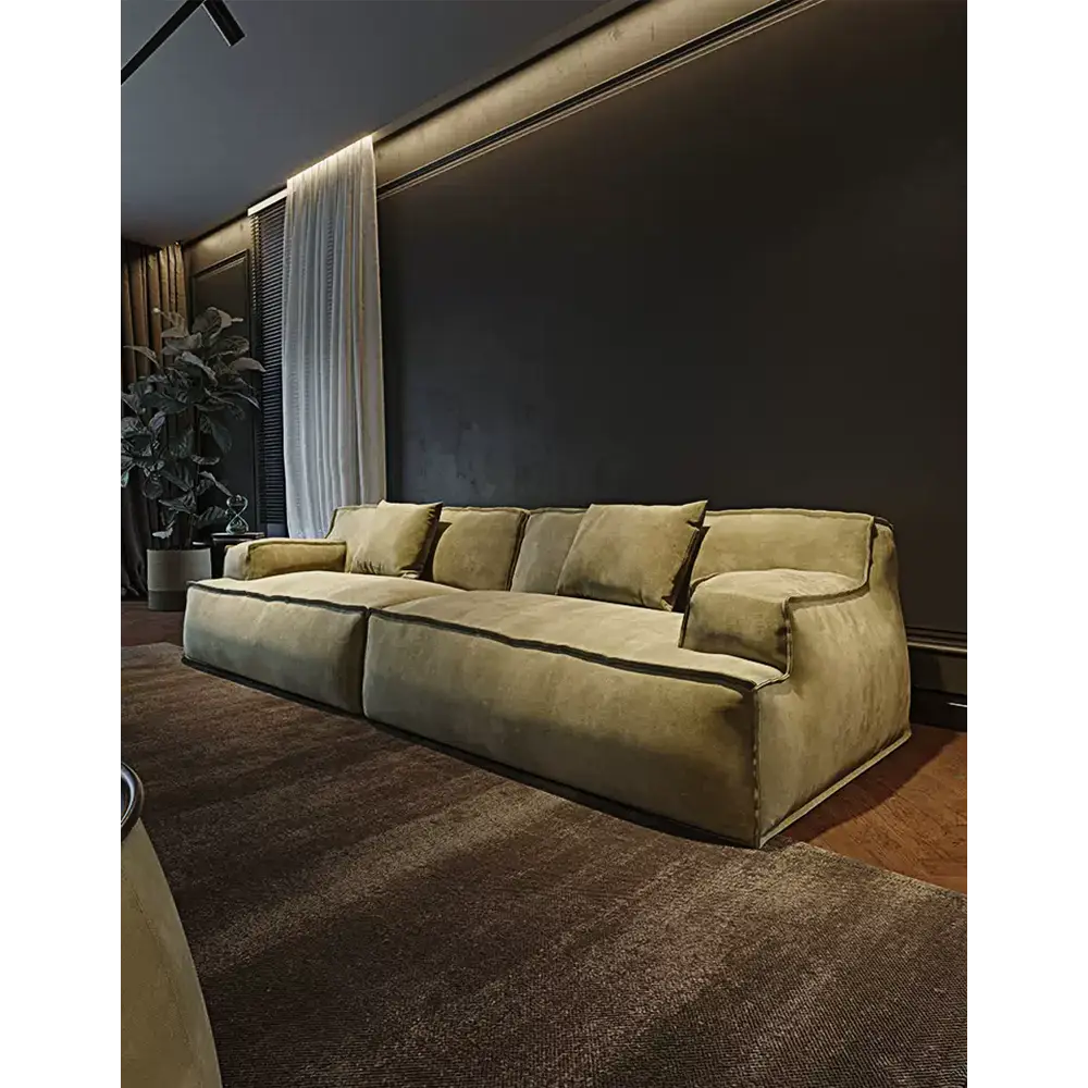 Zephyrine Bean Bag Modular Sofa Two Seater Sofa - sofa