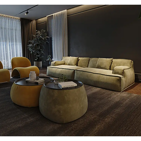 Zephyrine Bean Bag Modular Sofa Two Seater Sofa - sofa