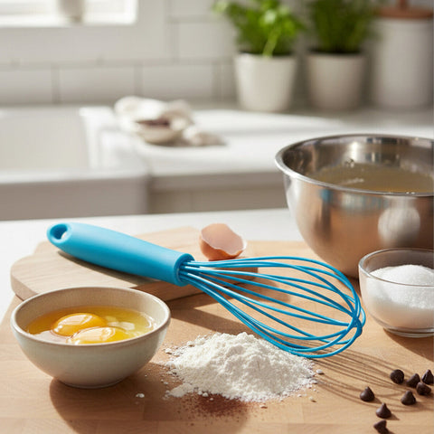 Zing Blue Silicone Whisk