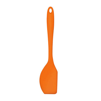 Orange spatula zing orange spatula made of silicone with rounded handle and smooth curved blade for easy cooking tasks