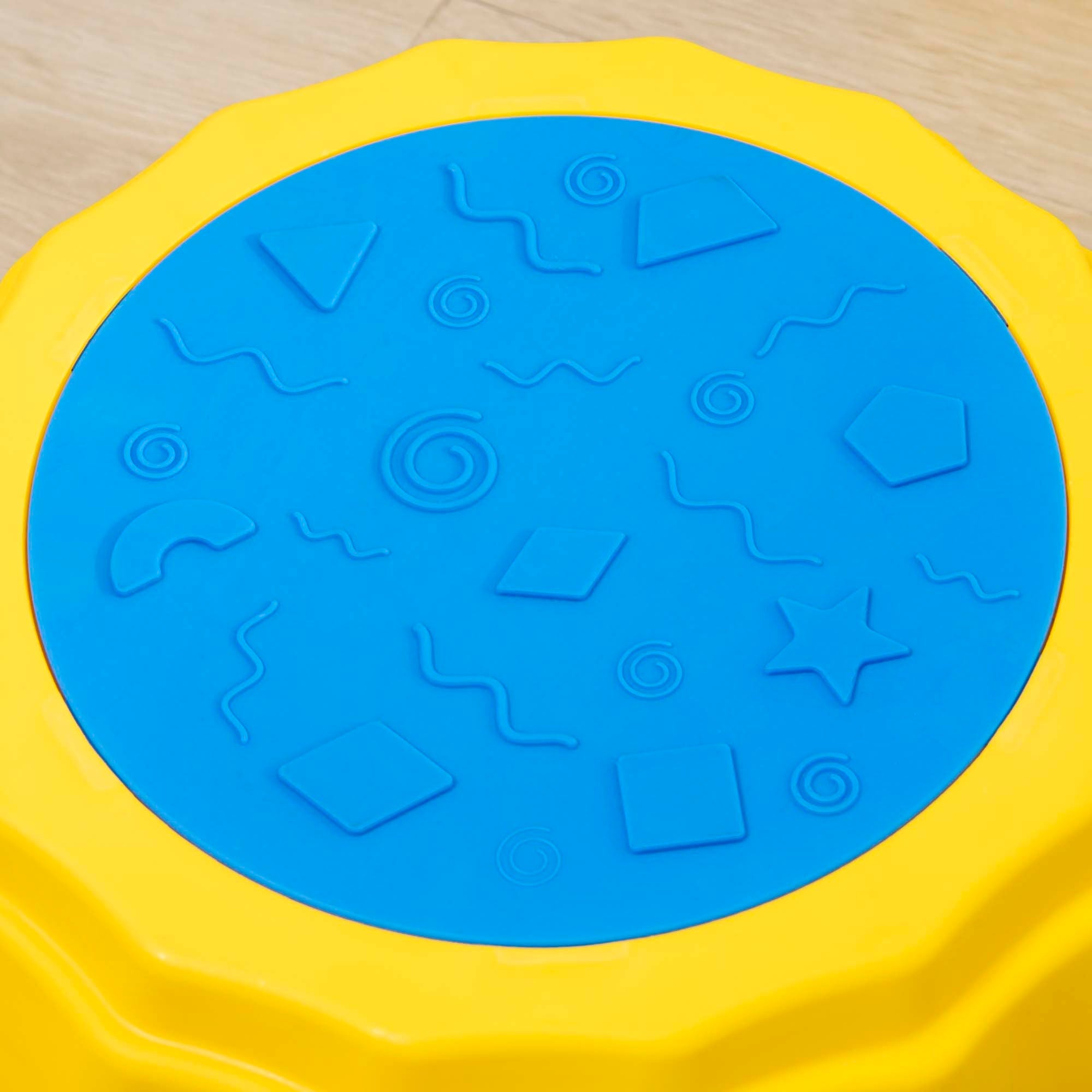 Outsunny Eight-Piece Kids Stepping Stones, with Non-Slip Surface & Bottom, for Toddlers - Multicoloured