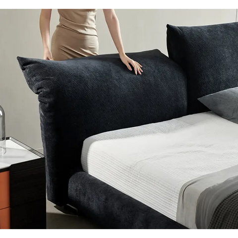 Zuri King Size And Super King Size Bed Corduroy - Bed frame