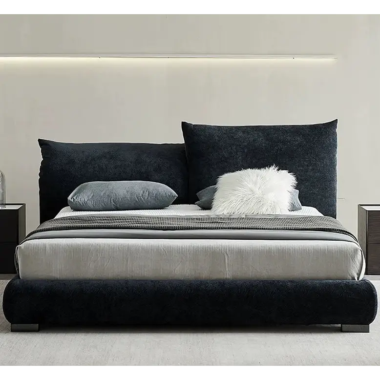 Zuri King Size And Super King Size Bed Corduroy - Bed frame