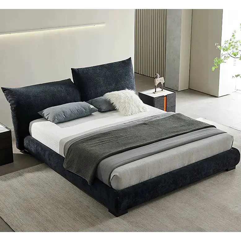 Zuri King Size And Super King Size Bed Corduroy - Bed frame