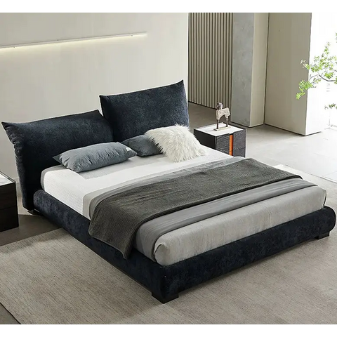 Zuri King Size And Super King Size Bed Corduroy - Bed frame