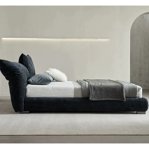 Zuri King Size And Super King Size Bed Corduroy - Bed frame