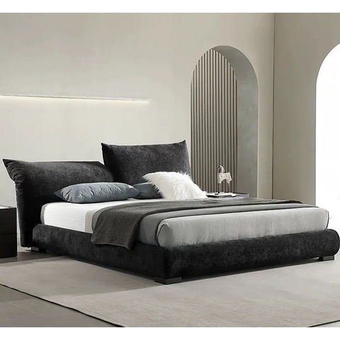 Zuri King Size And Super King Size Bed Corduroy - Bed frame