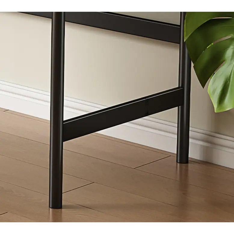 Zuriel Office Desk White Sintered Stone